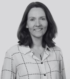 Photograph of Rosalyn Newsome, Partner and Trade Mark Attorney with a professional headshot. She is a woman with long hair, smiling.