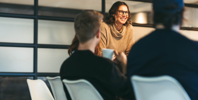 Identification Of Ip And Signposting 1 Creative teamwork in a tech company's boardroom