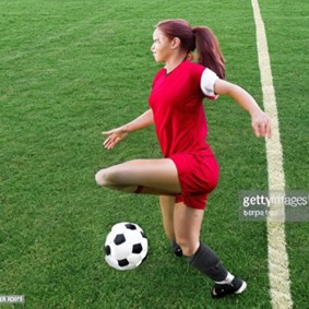 Getty footballer image watermarked